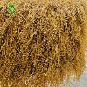 Fabricant chinois de chaume <span class=keywords><strong>synthétique</strong></span> artificiel coupe-vent et ignifuge pour toiture, résistant à l'humidité, chaume sec - Product Image 6