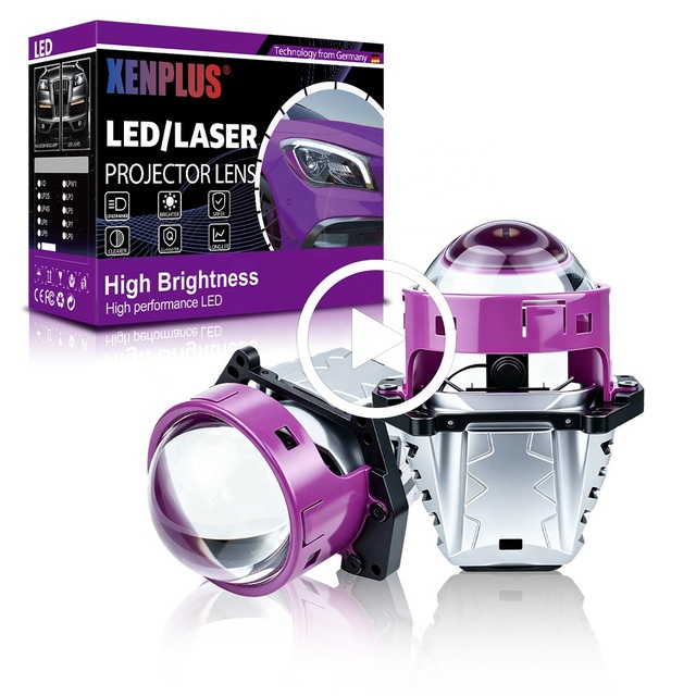 Xenplus Custom Logo LP62 80000LM 140W IP65 6000K Professional Vision Bi-LED Projector Lens for H11 9005 Headlight Upgrade