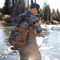 Sac à bandoulière de pêche personnalisé Sac de pêche en TPU Sac de pêche à la mouche étanche à une épaule