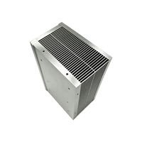 Dissipateur thermique en aluminium à montage par pression avec ailettes soudées pour module d'alimentation IGBT, refroidissement d'électronique haute puissance