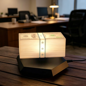 Lámpara LED Magnética Flotante con Control Táctil, Luz Nocturna con Billetes Flotantes, Regalo para Hombres, Decoración para el Hogar, Hotel o Escritorio - Product Image 1