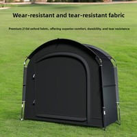 Tente de camping pliable portable quatre saisons grande capacité pour vélo, camouflage, simple couche, tissu Oxford, pour camping rapide - Vente en gros
