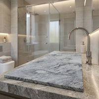 Dalles de granit gris et blanc brossé, écologiques et naturelles, de style moderne, directement de l'usine TY, pour villas, parcs et cuisines (Shandong)