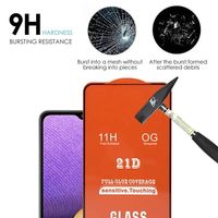En stock, protection d'écran en verre trempé HD anti-rayures 21D pour iPhone 15 14 13 12 11