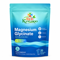 Mélange de Boisson Apaisante au Magnésium Glycinate Personnalisé OEM ODM Marque Privée – 20 Sachets Prêts à l'Emploi avec Support de Documentation Qualité