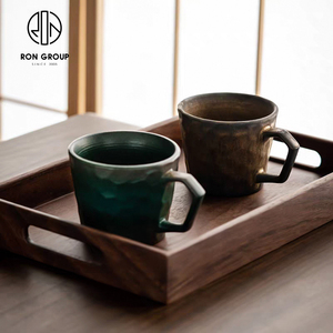 Taza Moderna de Cerámica con Diseño de Martillado para Chocolate Caliente, Té con Leche, Capuchino y Café, con Asa, para Uso en Casa, Oficina o Cafetería - Product Image 6