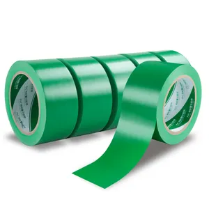 You JIANG Fita de PVC de vinil para uso subterrâneo, PVC verde para venda por atacado, autoadesiva à prova d'água e impressa personalizada