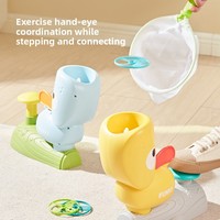 Disque Volant Transfrontalier Tendance pour Chiots et Petits Éléphants - Jouet d'Extérieur Parent-Enfant avec Lanceur
