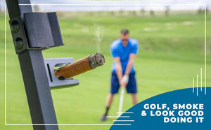 Pratique nouveau porte-cigare magnétique en alliage d'aluminium <span class=keywords><strong>Clip</strong></span> accessoire de golf pour les amoureux support de raccords en métal - Product Image 6