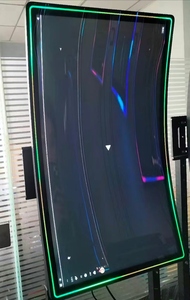 Moniteur à écran tactile incurvé en C de 43 pouces en option Bande lumineuse LED à carte 3M Affichages de signalisation numérique de jeu capacitif <span class=keywords><strong>LCD</strong></span> vertical - Product Image 6