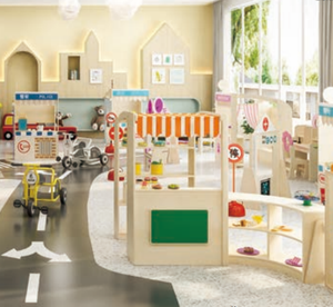 Eibele personalizado multifuncional atractivo pequeño pueblo Mini ciudad juego de rol Juegos equipo niños patio interior - Product Image 2