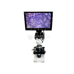 Veteriner biyolojik mikroskop laboratuvar Led ışık elektronik optik biyolojik trinoküler mikroskop - Product Image 5