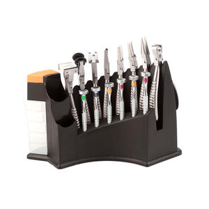 Kit d'outils en acier inoxydable pour lunettes de type AB, avec pinces à mâchoires lisses de 1/4 po et pointues, pour la réparation et l'ajustement des montures - Product Image 1