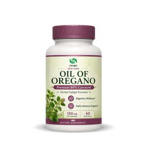 Huile d'origan riche en carvacrol OEM/ODM |   Remplace les antibiotiques dans l'alimentation animale : Capsules d'huile d'origan en marque privée - Product Image 1
