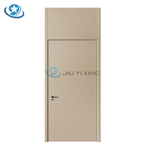 Portes de salle de bain intérieures d'hôtel en <span class=keywords><strong>PVC</strong></span> enduit, étanches, en WPC, pour chambre et école, prix abordable, Arabie Saoudite, Jiuyixing - Product Image 1