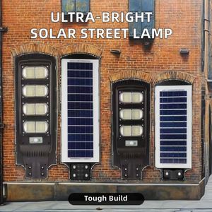 IP67 Outdoor Garden Solar LED Street Lamp with <b>Remote</b> <b>Control</b> ABS Body Human Body Sensor Road Use - Product Image 2
