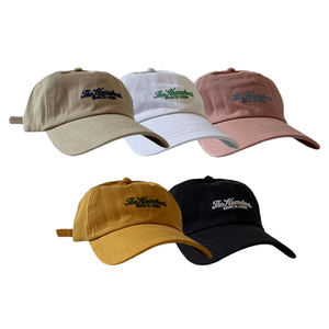 Vente en gros de chapeaux de baseball pour hommes avec logo personnalisé broderie de haute qualité boucle en métal tissu commun - Product Image 2