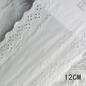 Nuevo Encaje Bordado de Algodón Suave de 12 cm <span class=keywords><strong>para</strong></span> Decoración Textil del Hogar, 16 Yardas - Product Image 2