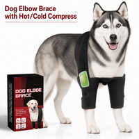 Attelle d'épaule perforée réutilisable pour chien, compresse de gel chaude/froide, soulagement de l'arthrite, de l'inflammation et de la douleur, protection pour l'épaule des animaux de compagnie