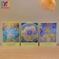 Impression de cartes de tarot et d'oracle personnalisées OEM ODM, bords dorés et argentés, holographiques, gaufrées, avec guide et boîte magnétique, faible MOQ