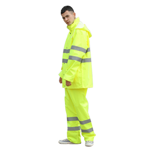 Impermeabile da ciclismo impermeabile ad alta riflessione, giacca, giacca, cappotto antipioggia, protezione antipioggia, per motociclisti - Product Image 6