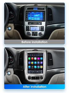Radio de Coche CARUPEZ de 9.7 Pulgadas con Android para Santa Fe 2 2006-2012, CarPlay, Cámara de Reversa, 7862S, 8 Núcleos, Estilo Tesla Vertical, DSP, GPS - Product Image 4