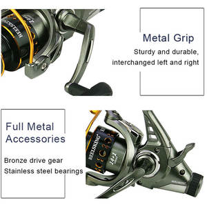 Großhandel Salzwasser Long Cast Fishing Bass Spinn rolle 15KG Max <span class=keywords><strong>Drag</strong></span> Gear Ratio 4,9: 1/5,<span class=keywords><strong>2</strong></span>: 1 Vollmetallkörper-Spinn rolle - Product Image 5