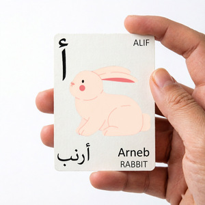 Tarjetas de Memoria Personalizadas con Imágenes para Aprender a Leer y Hablar, Tarjetas de Memoria para Jardín de Infancia, Preescolar hasta <span class=keywords><strong>3</strong></span>.º Grado, Juego de Vocabulario con Código de Colores - Product Image 5
