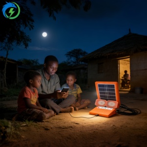 Sistema di Illuminazione <span class=keywords><strong>Solare</strong></span> 5V 4W in Silicio Monocristallino, <span class=keywords><strong>Fari</strong></span> LED Doppi, Impermeabile IP65, <span class=keywords><strong>Luce</strong></span> Bianca Neutra 4100K - Product Image 5