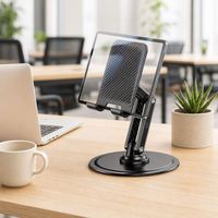 Support de tablette de bureau haut de gamme X88plus avec coussinet en silicone, support de tablette portrait/landscape pour les cours en ligne