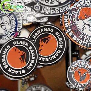Customized Washable Silicone <b>Label</b> Patches Embossed silicone patches for Backpacks Garment Bags Shoes Hats - Product Image 3