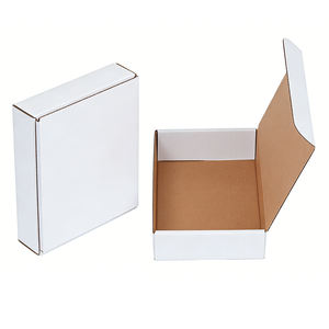 Custom Folding Square Recyclable Shipping Carton Corrugated Cardboard <b>Gift</b> Packaging Mailer <b>Boxes</b> - Product Image 5
