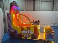 Nouvelle Arrivée : Machine de Jeu Boom Ball de Luxe à Monnayeur pour Parc d'Attractions (Plastique et Fer) Certifiée CE, 1-2 Joueurs, 110V/220V/230V