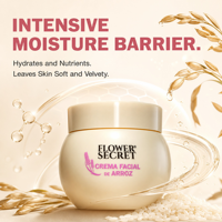 Krim Wajah Beras Fermentasi Flower Secret 200ml Ukuran Keluarga Mencerahkan Kulit untuk Semua Jenis Kulit - OEM/ODM & Agen Global Dicari