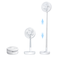 Ventilateur rétractable Chargement USB Pliant Portable Mini Ventilateur Électrique Dortoir Bureau Salon Ventilateur Électrique Pliant