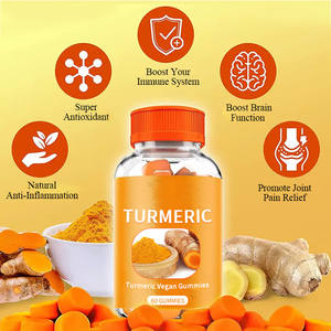 Gummies véganes de curcuma et gingembre à marque privée OEM pour adultes : compléments énergétiques et santé - Product Image 5
