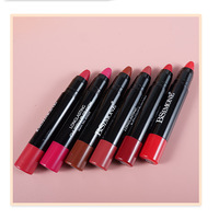 Crayon à lèvres mat BSIMONE 18 couleurs, velours crémeux, anti-transfert, couvrance totale, tube fin, OEM ODM