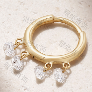 LOZRUNVE Orecchini a Cerchio in Argento Sterling 925 con Zirconi Cubici Scintillanti - Product Image 3