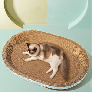 Kucing raksasa XXL tiang cakar untuk kucing besar 50cm bentuk bulat stabilitas kuat - Product Image 2