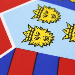 Drapeau de Croatie en tissu polyester de qualité, promotion de vente en gros d'usine, activités de plein air, imperméable, écologique, 3x5 pieds - Product Image 5