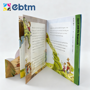 Venta al por Mayor de Fábrica, Libros de Cuentos de Alta Calidad con Diseño Personalizado para Niños, <span class=keywords><strong>Tapa</strong></span> Blanda, Papel Recubierto, Encuadernación Perfecta - Product Image 1