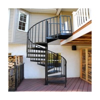 CBMMart Offre Spéciale Escalier en colimaçon Escalier rond d'occasion Escalier en colimaçon extérieur pour maison et villa