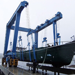 Grúa elevadora de embarcaciones SHENGHUA de 25, 40 y 50 toneladas con control PLC, cabrestante y precio de fábrica, elevador de barcos de 25 toneladas - Product Image 5