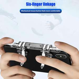 Controlador <span class=keywords><strong>de</strong></span> juego móvil Compatible con PUBG Sensitive Shoot Gamepad Trigger Aim Button Compatible con Android y <span class=keywords><strong>para</strong></span> <span class=keywords><strong>iPhone</strong></span> - Product Image 5