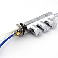 Chrome fini cuisine 3 voies filtre robinet usine soda 3 en 1 filtre robinet OEM ODM usine personnalisation robinets et robinets mélangeurs