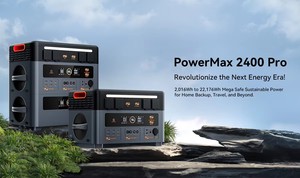 สถานีไฟฟ้าพกพา Oscal Powermax 2400 Pro LiFePO4 รองรับแผงโซลาร์เซลล์ 2016WH 2400W สำหรับสำรองไฟบ้าน ควบคุมผ่านแอพ WIFI คลื่นไซน์บริสุทธิ์ - Product Image 5