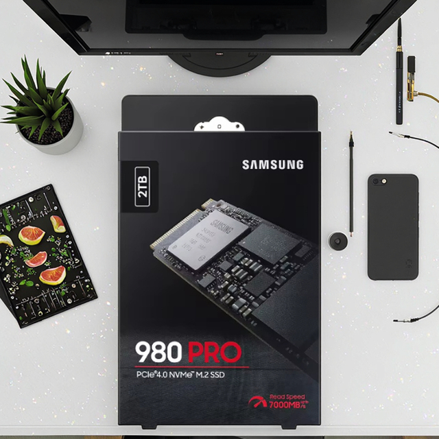 New 980 PRO 2TB PCIe 4.0 NVMe M.2 Internal SSD for Desktop