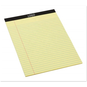 Custom Legal Wide Ruled Notepad Legal <strong>Pad</strong> Canary 50 Sheet <strong>Paper</strong> <strong>Pads</strong> 12 Pack - Product Image 3