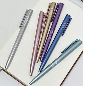 Elegante premium plastic twist balpen pastelkleurig glanzend kleurrijk Rotring draaibare ABS pen met aangepaste bedrukking laserlogo promotiebalpen - Product Image 5