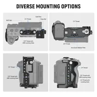 Accessoire CA011 pour Sony FX3/FX30 OTAN Rail & Arca Quick Release Base Camera Cage